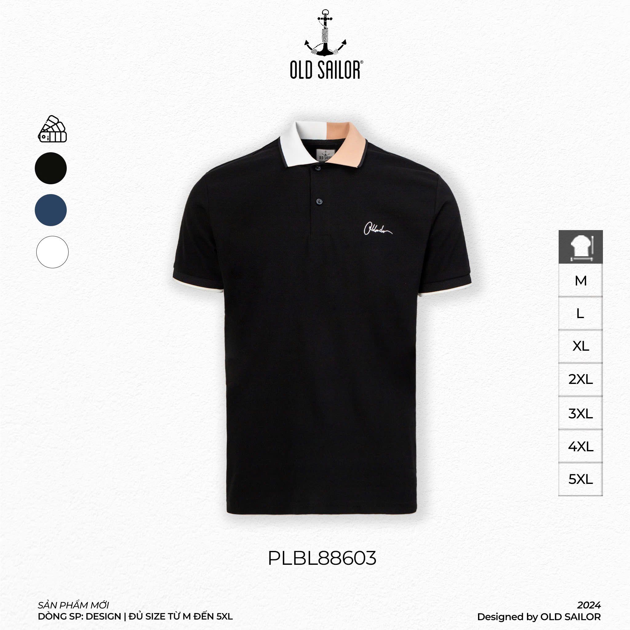  Áo Polo Nam Signature Old Sailor - PLBL88603 - Big size upto 5XL 
