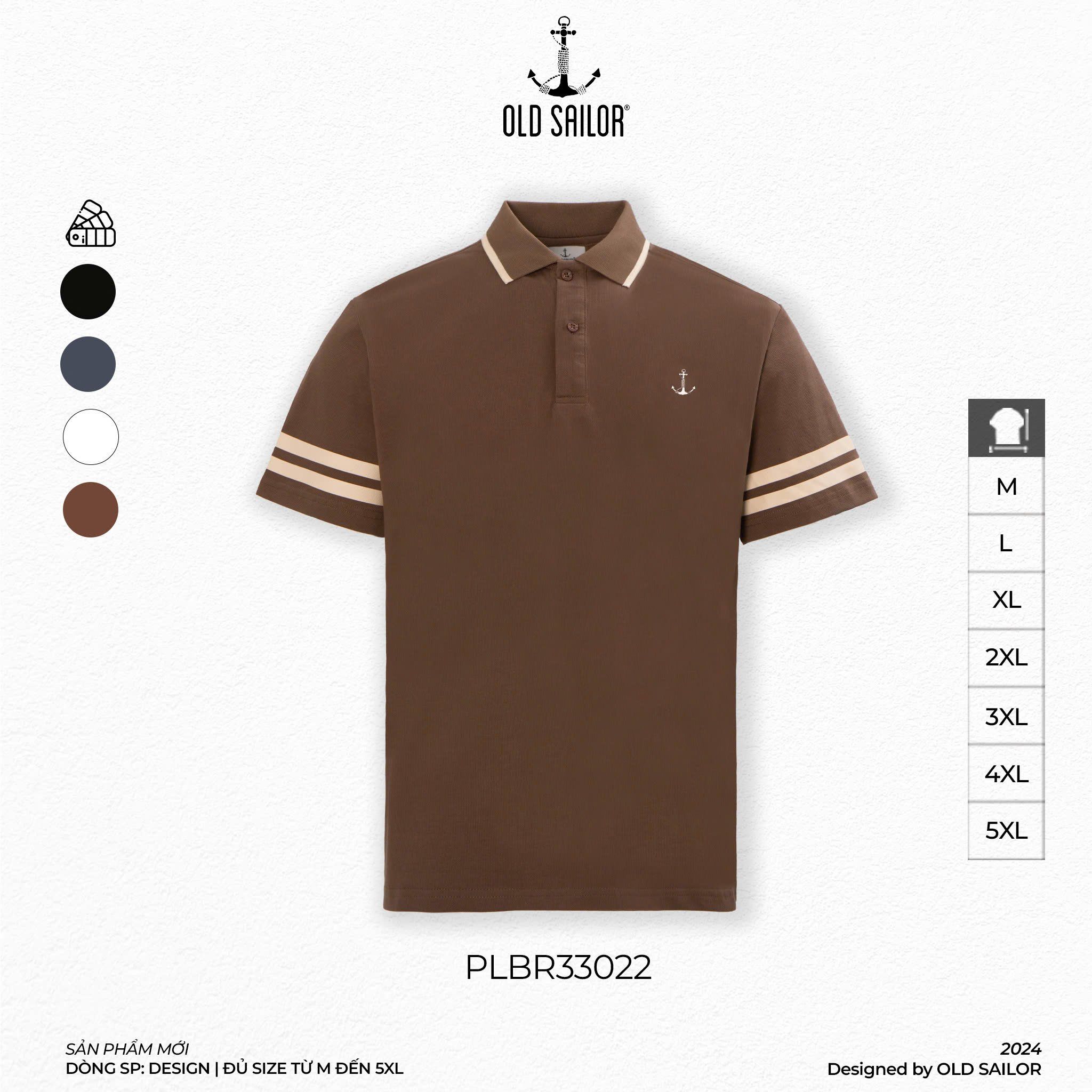  Áo Polo Nam Striped Old Sailor - PLBR33022 - Big Size Upto 5XL 