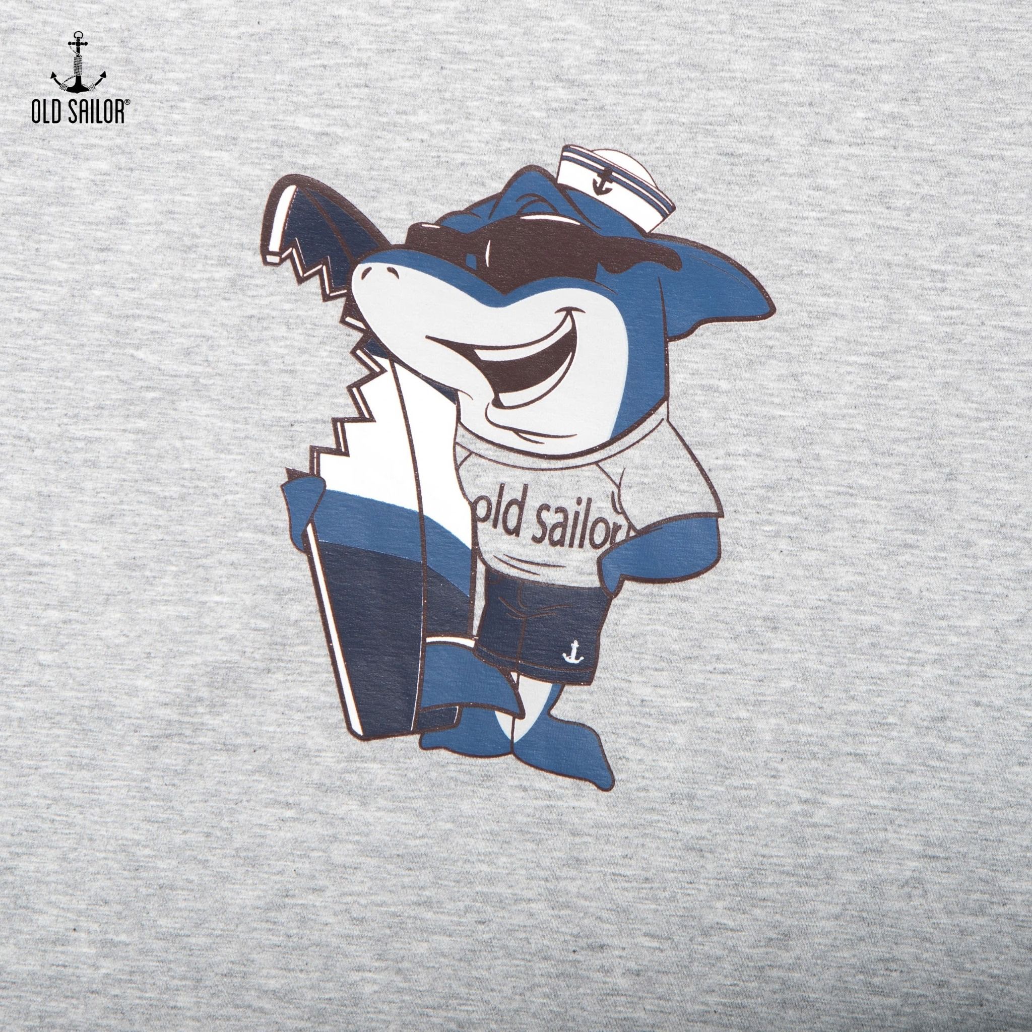  Áo Thun Trẻ Em Họa Tiết Cá Mập Old Sailor - KATN88608 