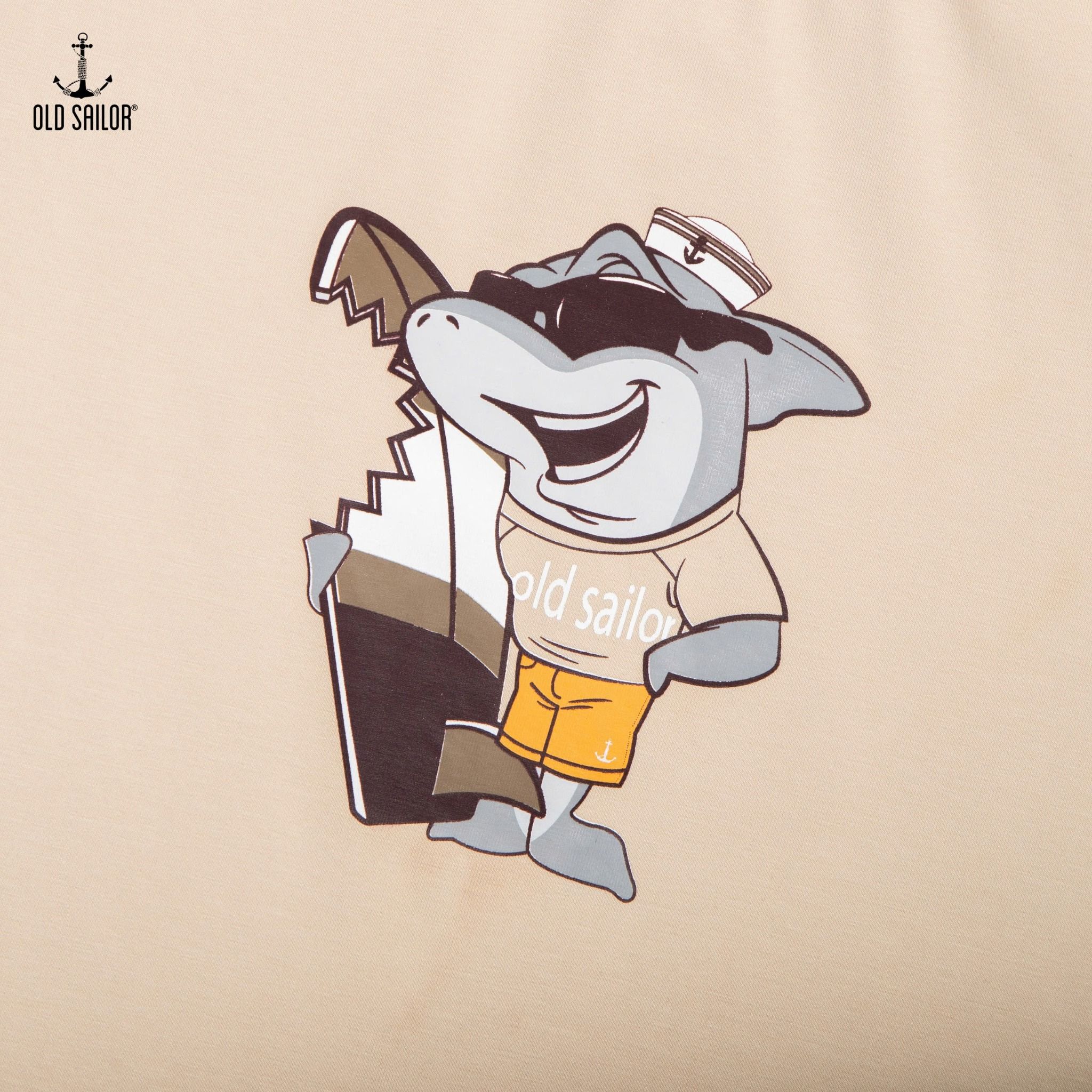  Áo Thun Trẻ Em Họa Tiết Cá Mập Old Sailor - KATO 88608 