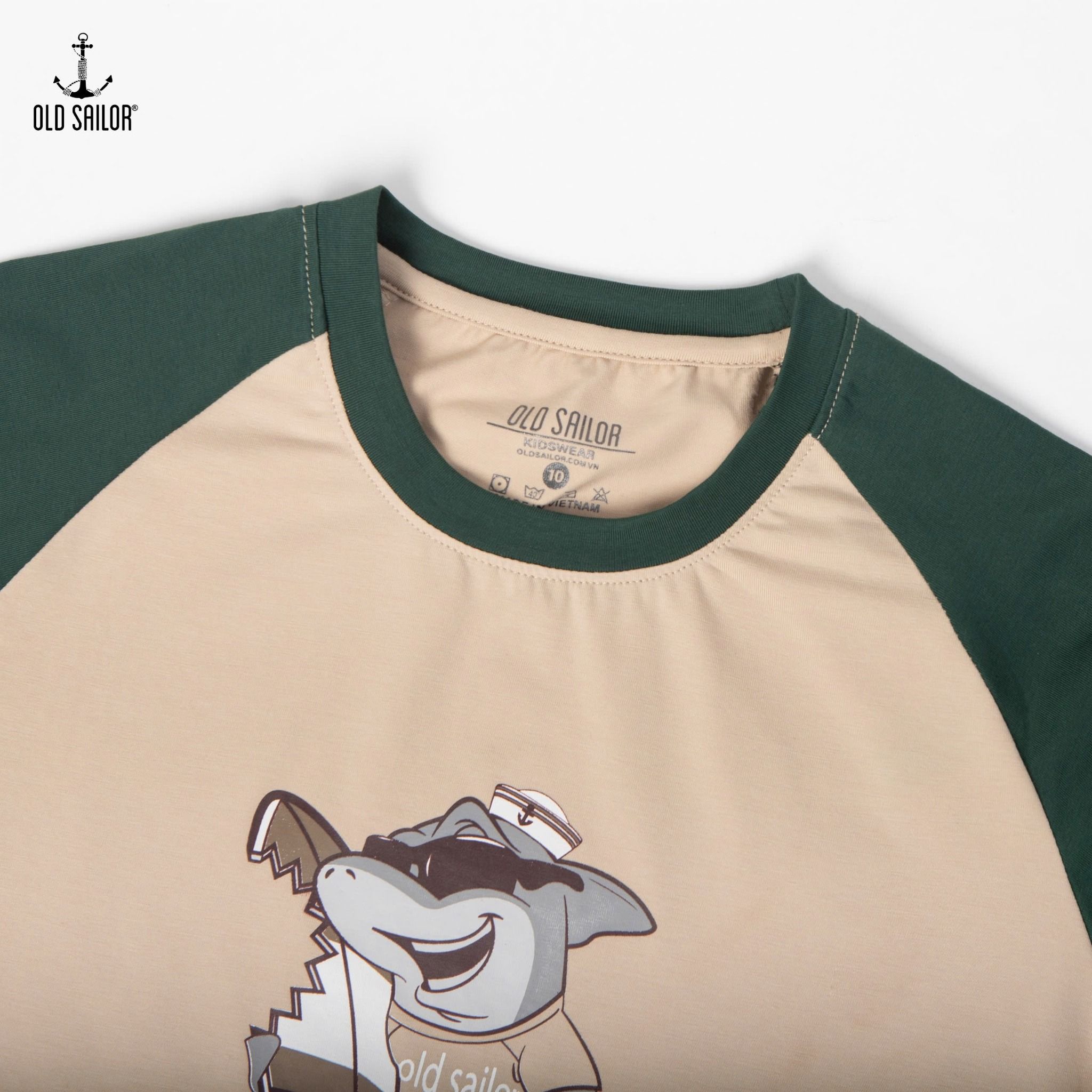  Áo Thun Trẻ Em Họa Tiết Cá Mập Old Sailor - KATO 88608 