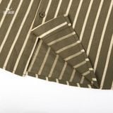  Áo Sơ Mi Nam Kẻ Sọc Stripes Long Shirt - Big Size Upto 5XL - 88622 