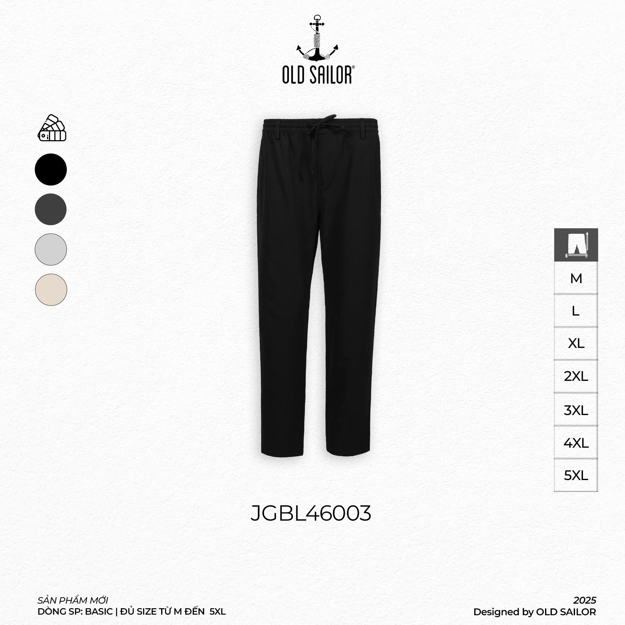  Quần Jogger Nam Polymer Easy Pants Old Sailor - JGBL46003 - Big Size Upto 5XL 
