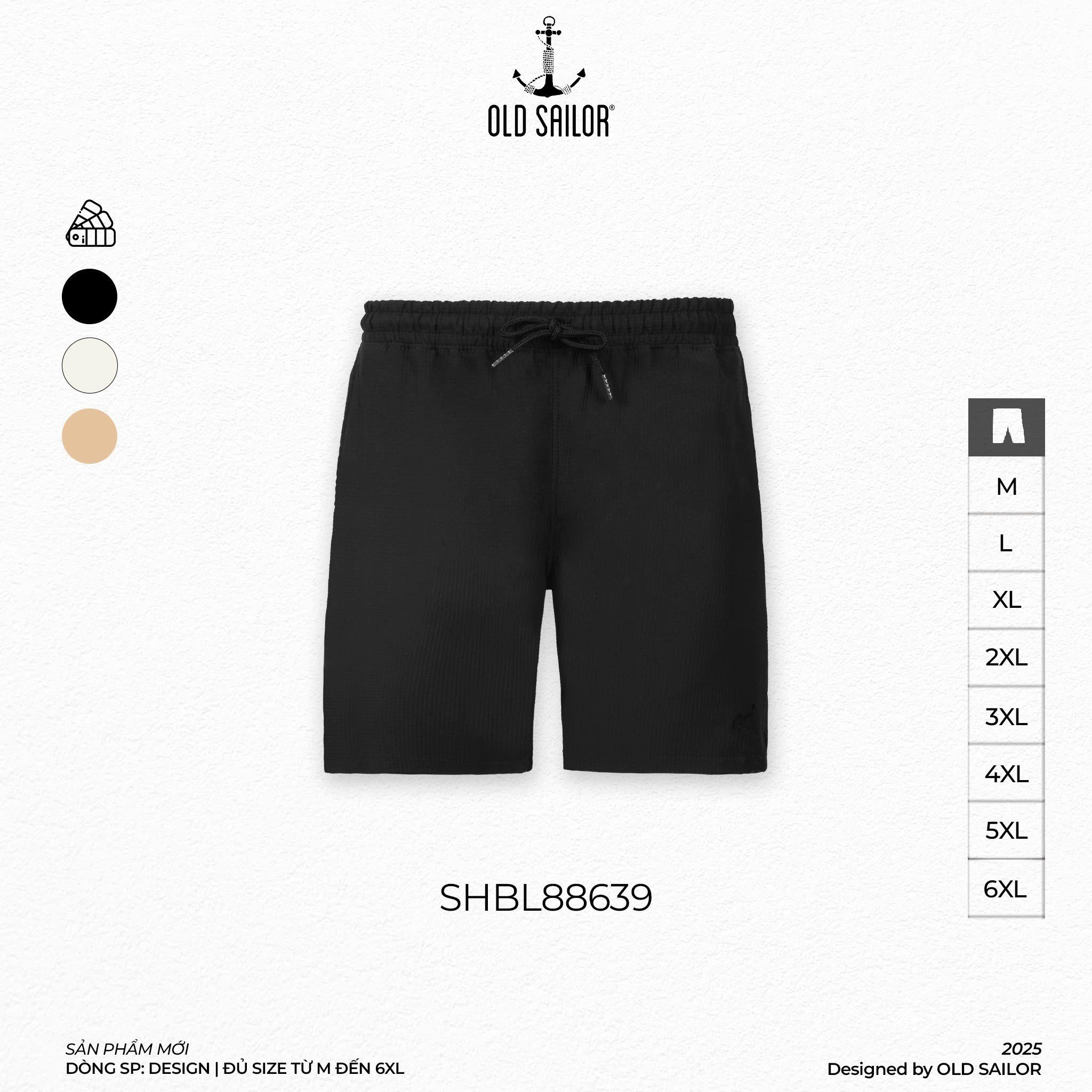  Quần Short Nam Old Sailor - SHBL88639 - Big size upto 6XL 