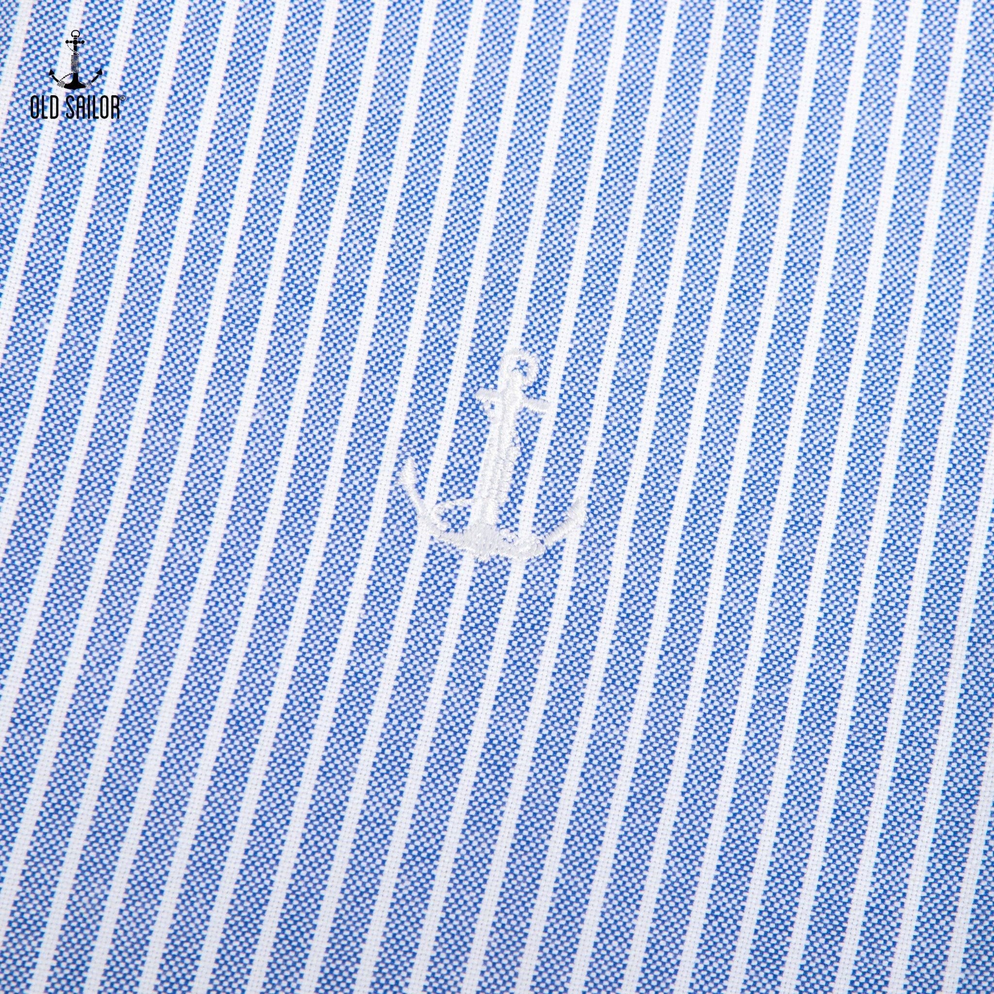  Áo Sơ Mi Tay Dài Oxford Small Stripe Old Sailor - SMSE 88648 - Bigsize up to 5XL 