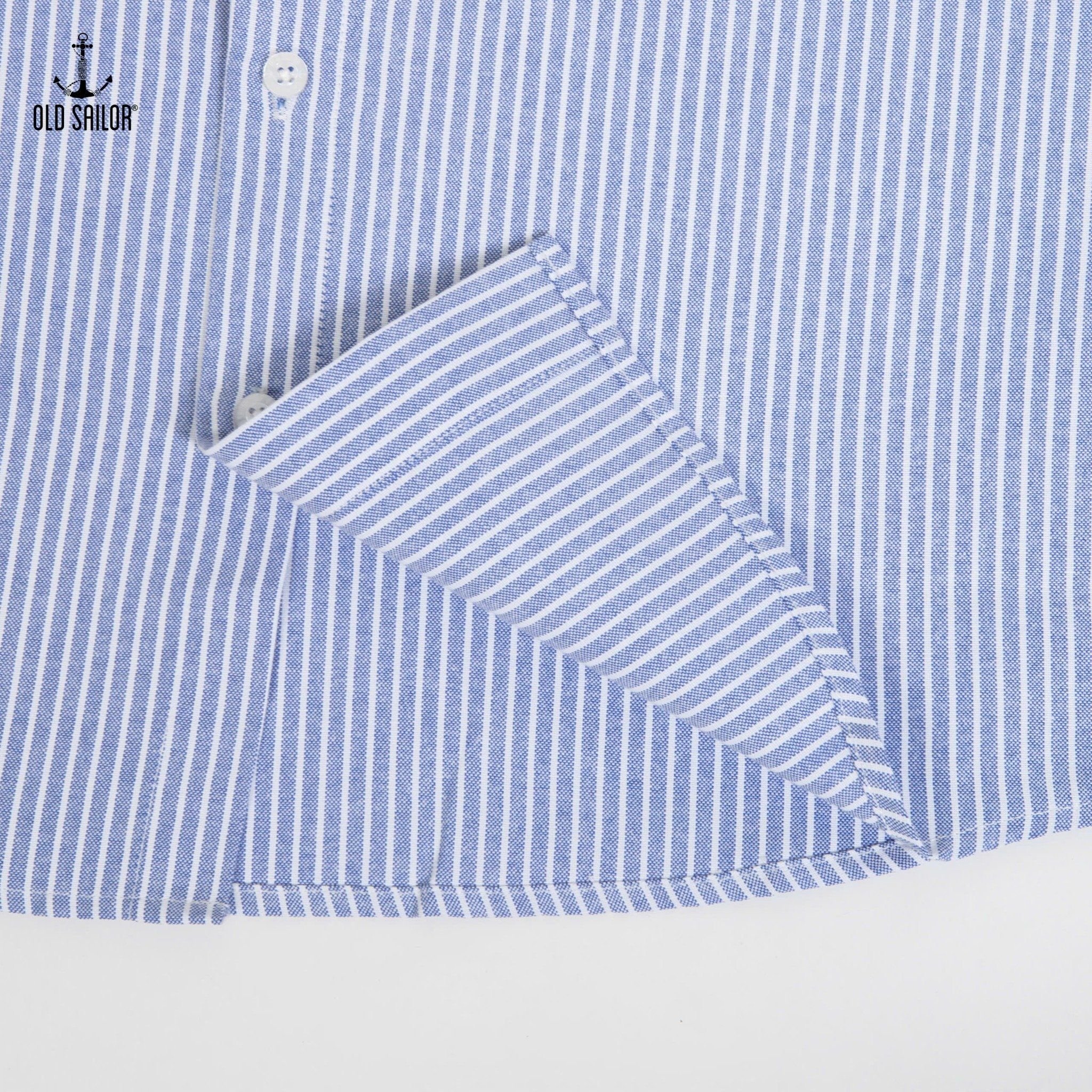 Áo Sơ Mi Tay Dài Small Stripe Old Sailor - SMSE88648 - Bigsize up to 5XL - 2025 