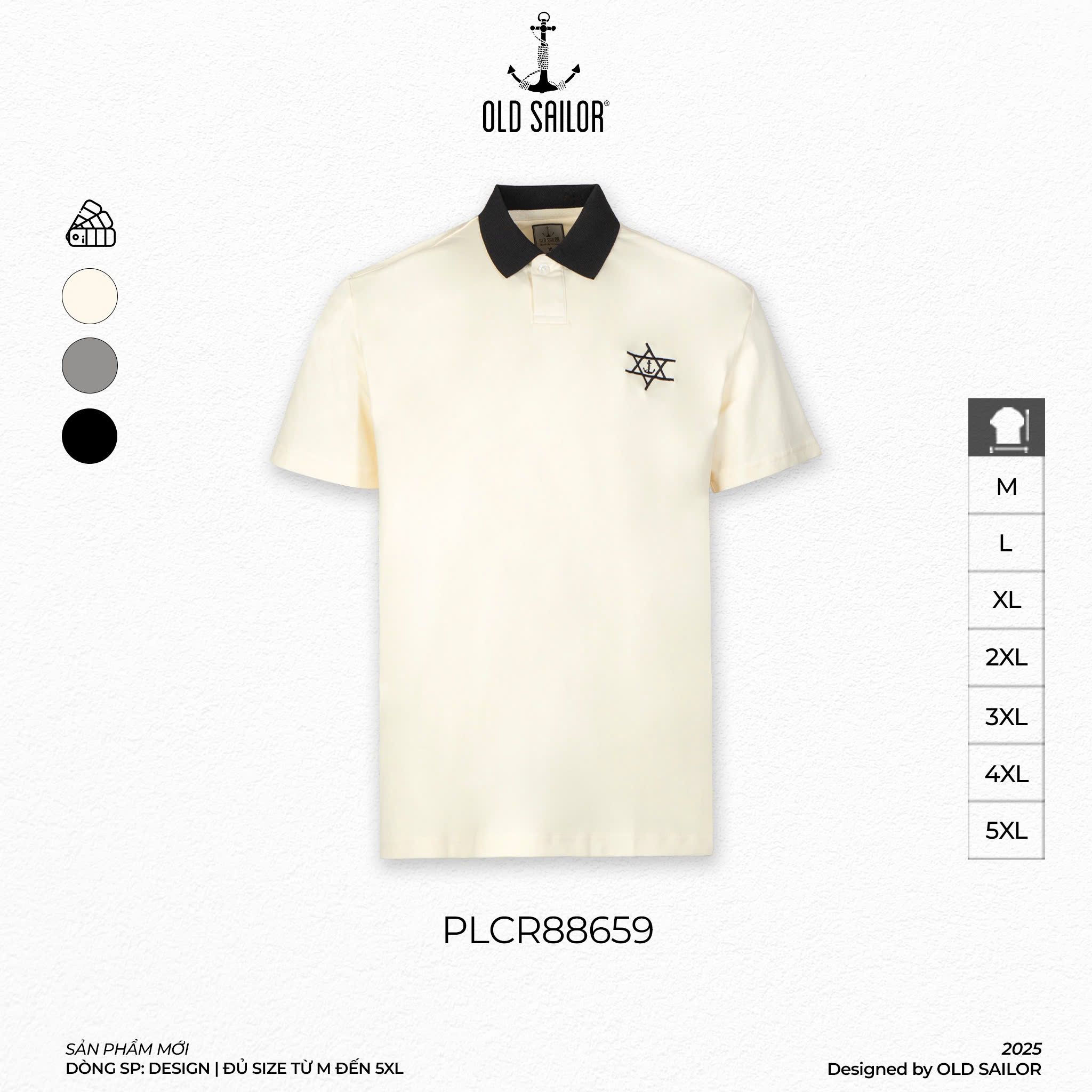  Áo Polo Alchemy Mars Old Sailor - PLCR88659 - Bigsize Upto 5XL 