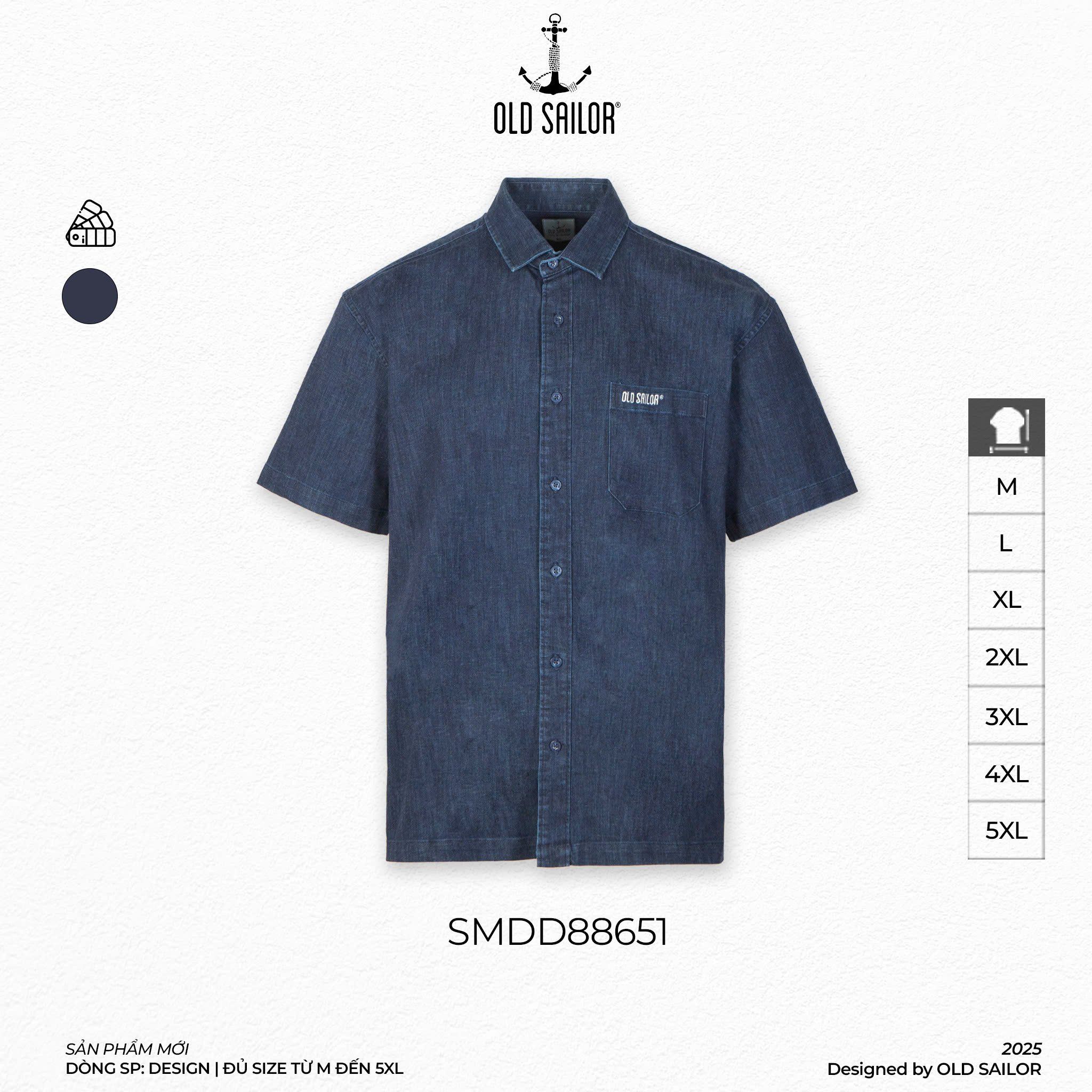  Set Combo Cotton Denim Old Sailor (SHDD88652 + SMDD88651) - Size M 