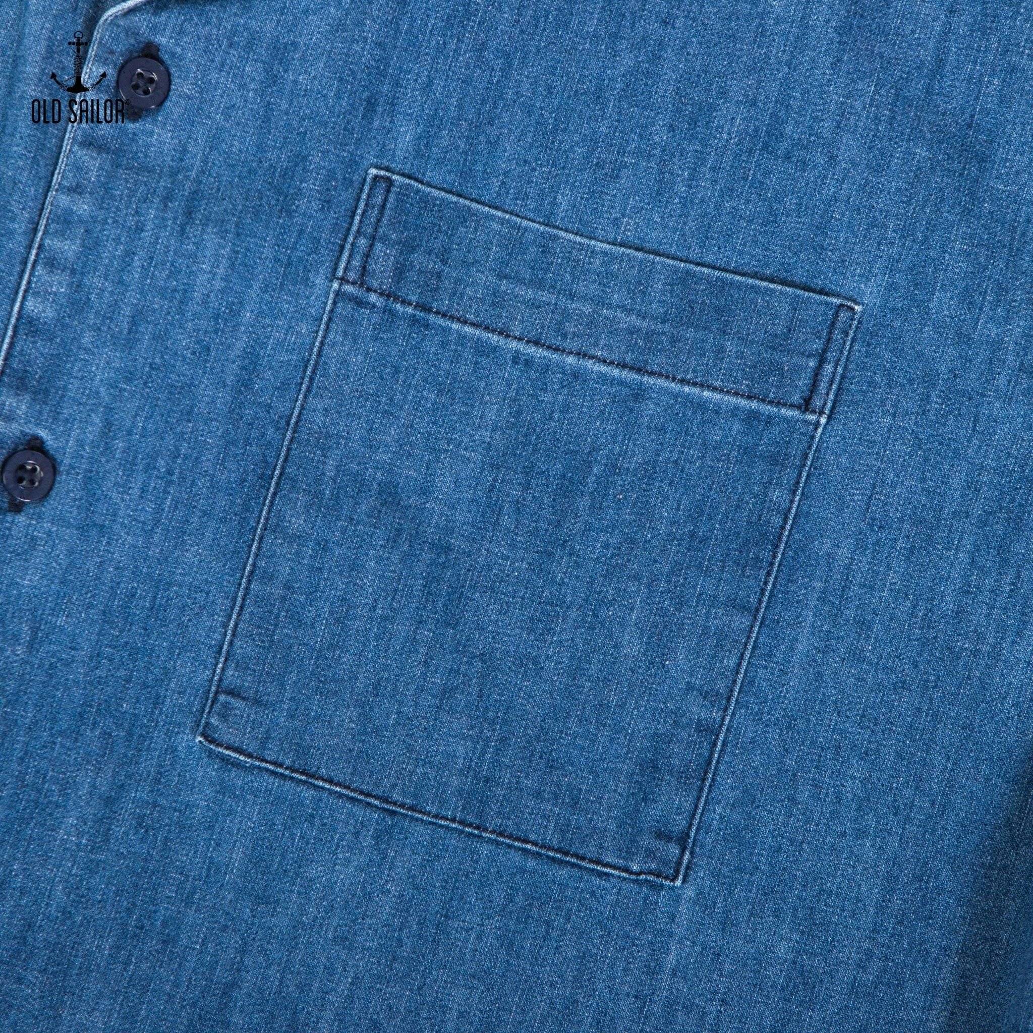  Set Combo Cuban Cotton Denim Old Sailor ( SMLD88653 + SHLD88654 ) - Size 3XL 
