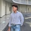 Áo Sơ Mi Tay Dài Oxford Small Stripe Old Sailor - SMNA88648 - Bigsize up to 5XL