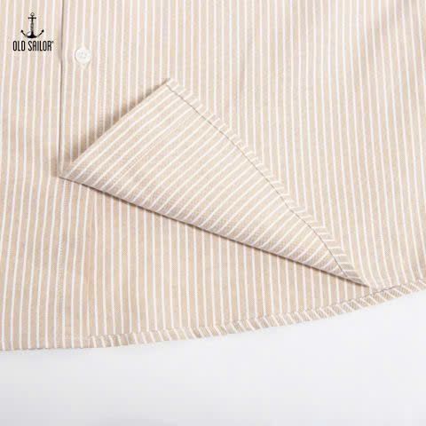  Áo Sơ Mi Tay Dài Oxford Small Stripe Old Sailor - SMBE88648 - Bigsize up to 5XL 