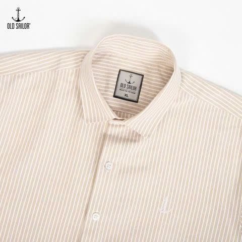  Áo Sơ Mi Tay Dài Oxford Small Stripe Old Sailor - SMBE88648 - Bigsize up to 5XL 