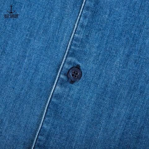  Áo Sơ Mi Cuban Cotton Denim Old Sailor - SMLD88653 - Bigsize Upto 5XL 