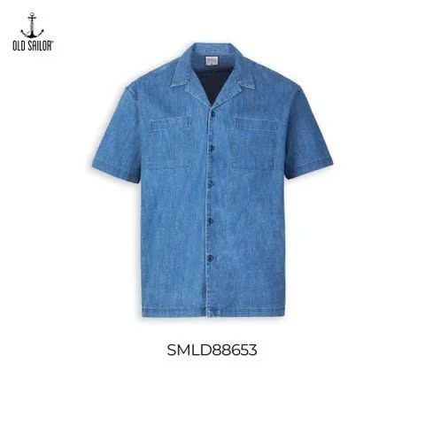  Áo Sơ Mi Cuban Cotton Denim Old Sailor - SMLD88653 - Bigsize Upto 5XL 