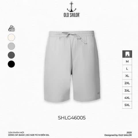  Quần Polymer Easy Short Old Sailor - SHLG 46005 - Big Size Upto 5XL - 46005 