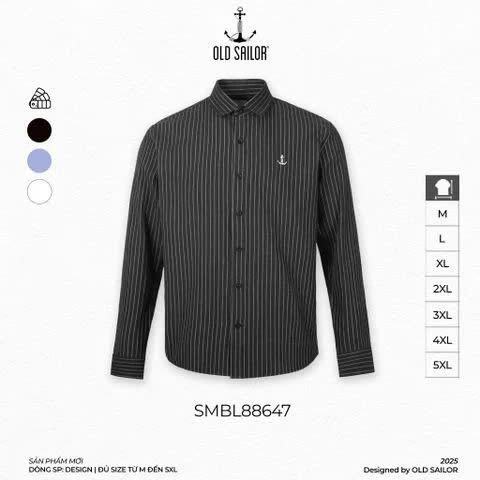  Áo Sơ Mi Tay Dài Form Basic Old Sailor - SMBL88647 - BigSize Up To 5XL  - 2025 - 88647 
