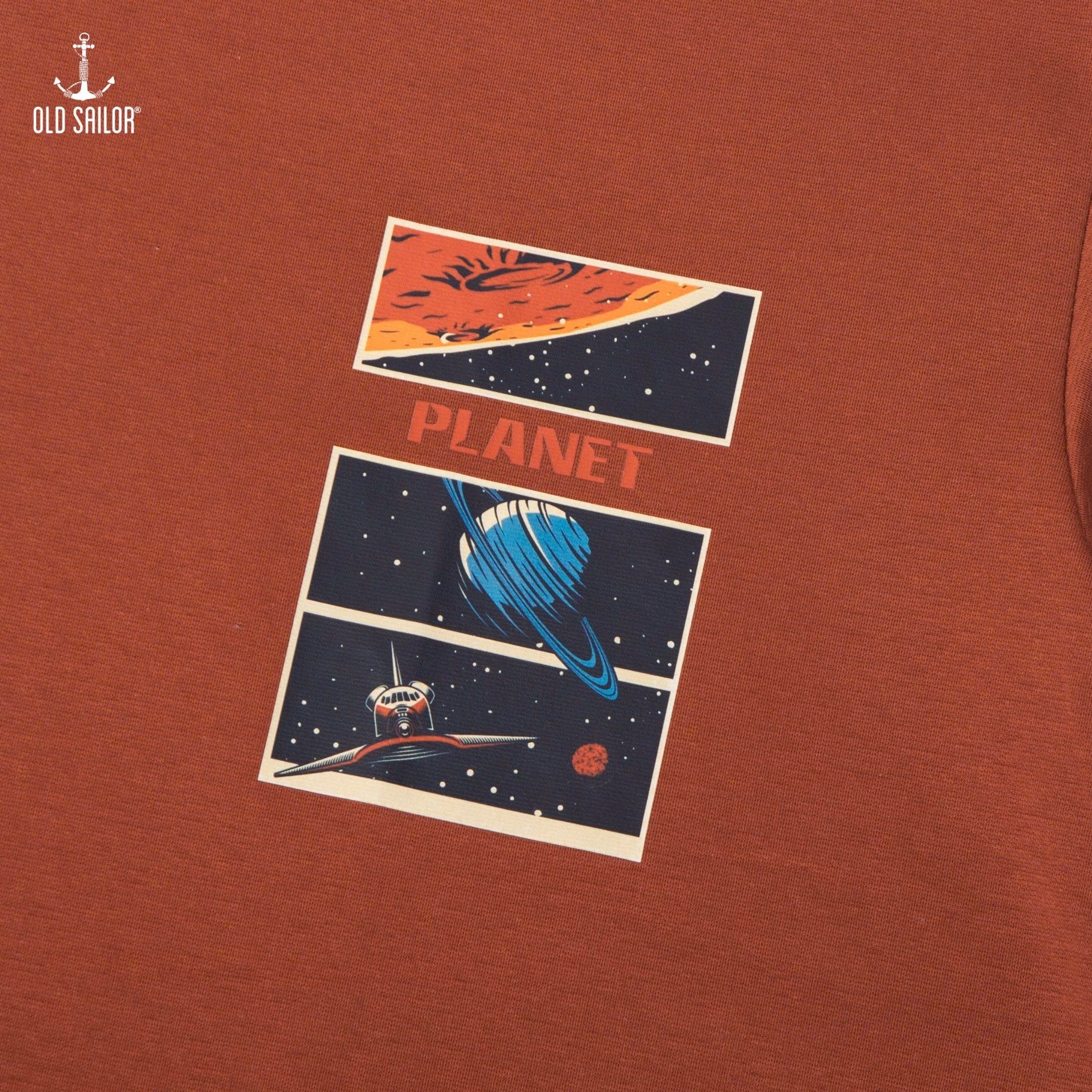  Áo Thun Nam Planet Mars Old Sailor - ATRE 88655  - Big size upto 5XL 