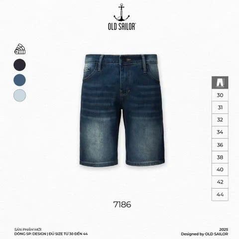  Quần Short Denim Nam Signature Old Sailor - Bigsize up to 44 - 7186 