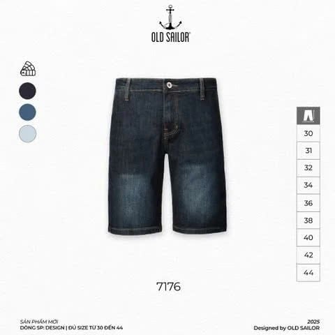  Quần Short Denim Nam Diagonal Old Sailor - Bigsize up to 44 