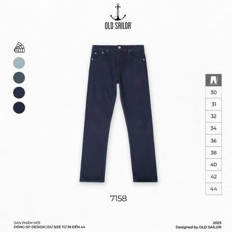  Quần Jean Nam Form Slim-fit Old Sailor - 7158 - Big size upto 44 