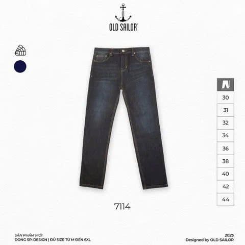  Quần Jean Nam Form Slimfit Old Sailor - 7114 - Big size upto 44 