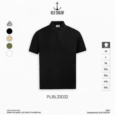  Áo Polo Nam Basic Old Sailor - PLBL33032 - Big Size Upto 5XL 