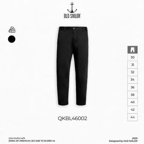  Quần Kaki Nam Eastic Premium Old Sailor - 46002 - Big Size Upto 44 