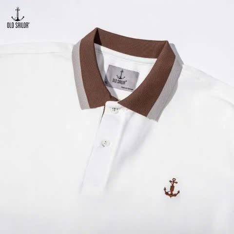  Áo Polo Nam Embroidery Old Sailor - 33027 - Big Size Upto 5XL 