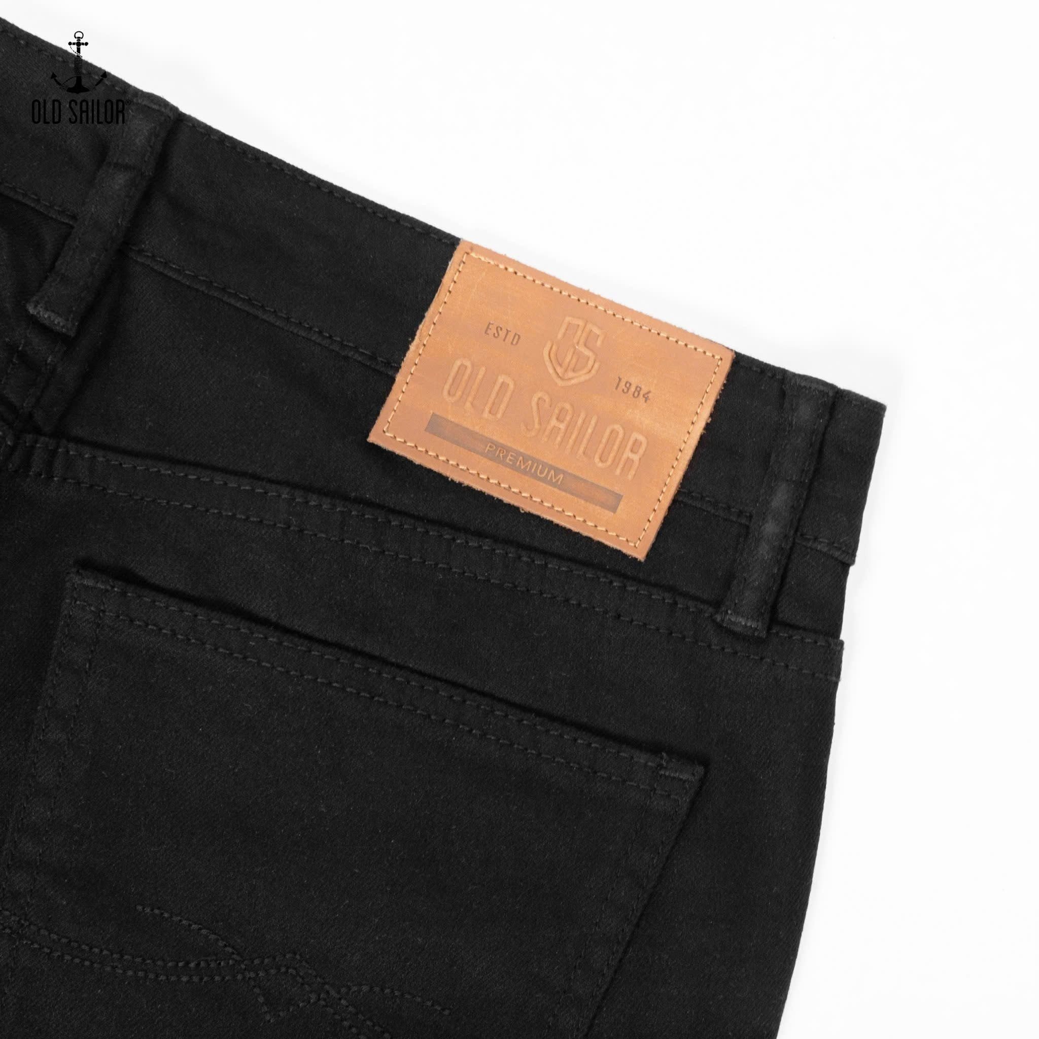  Quần Jean Nam Deep Black - Form Carrot Old Sailor - 7210 - Big size upto 44 