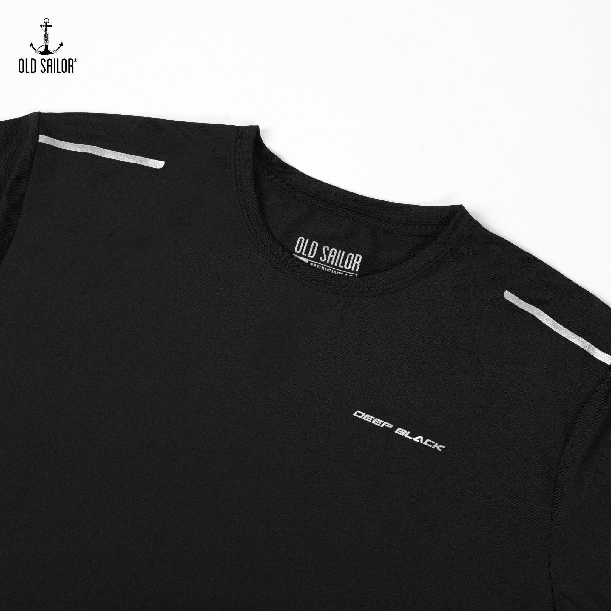  Sporty Deep Black Tee - 33055 