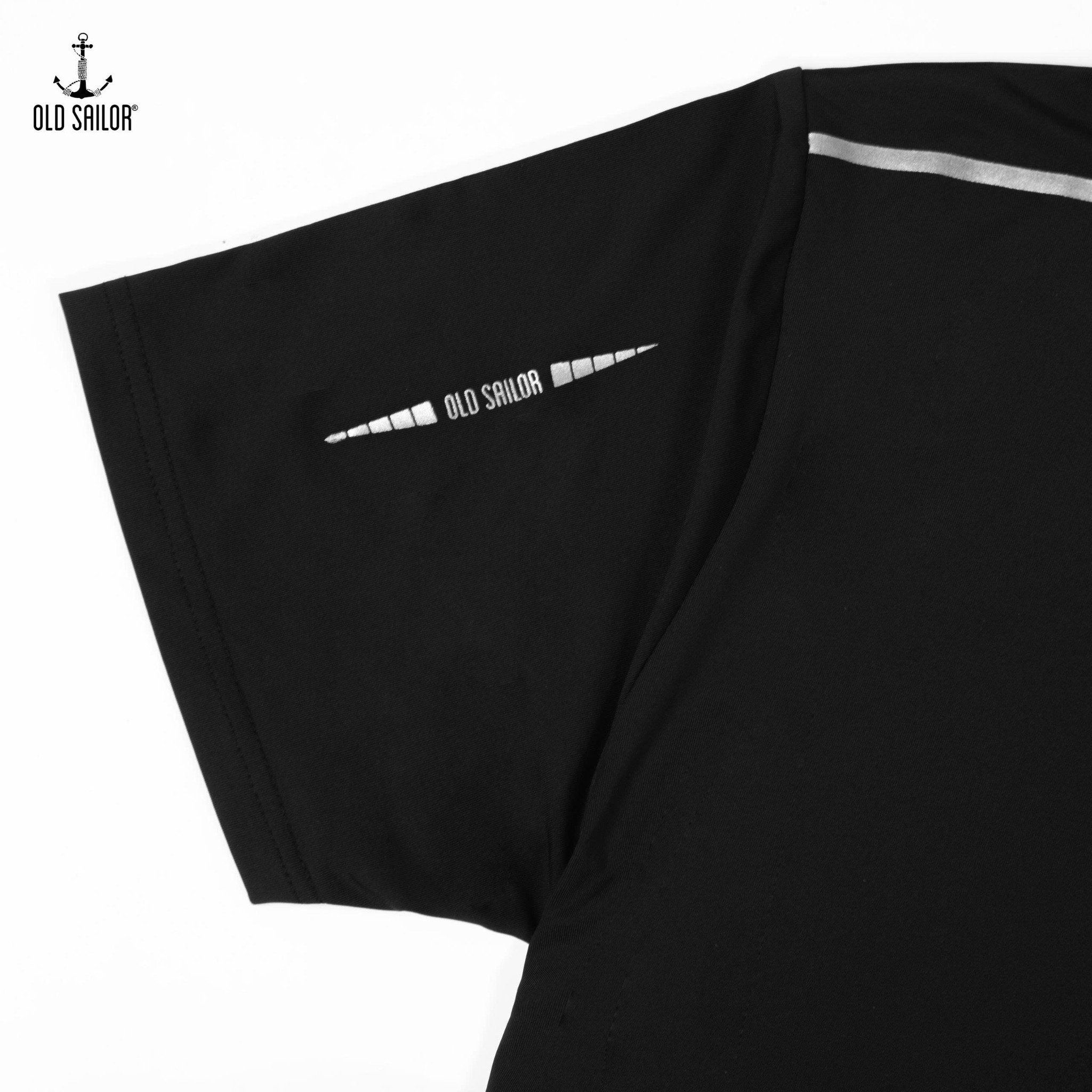  Sporty Deep Black Tee - 33055 
