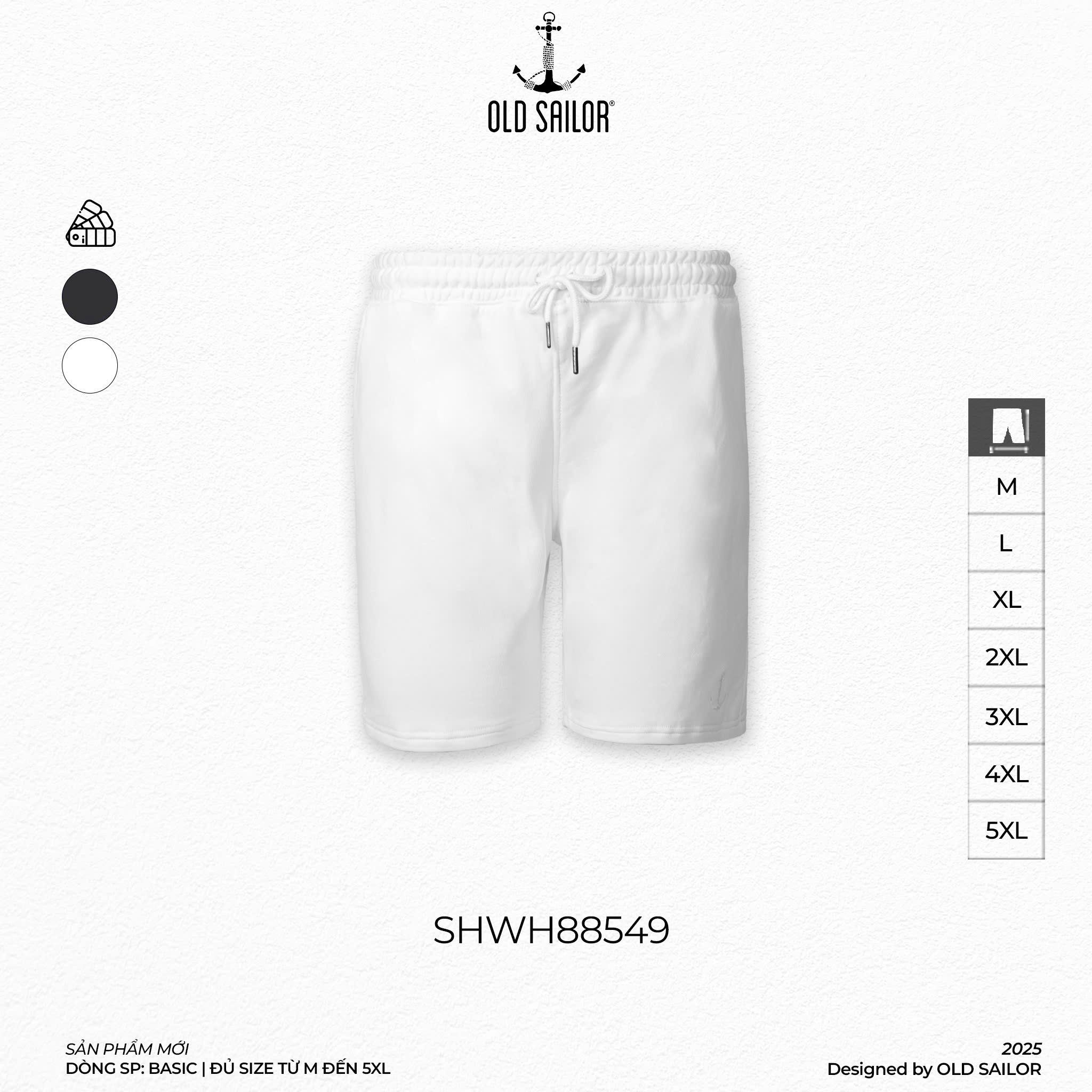  Quần Short Nam Casual Old Sailor - SHWH 88549 - Big Size upto 5XL 