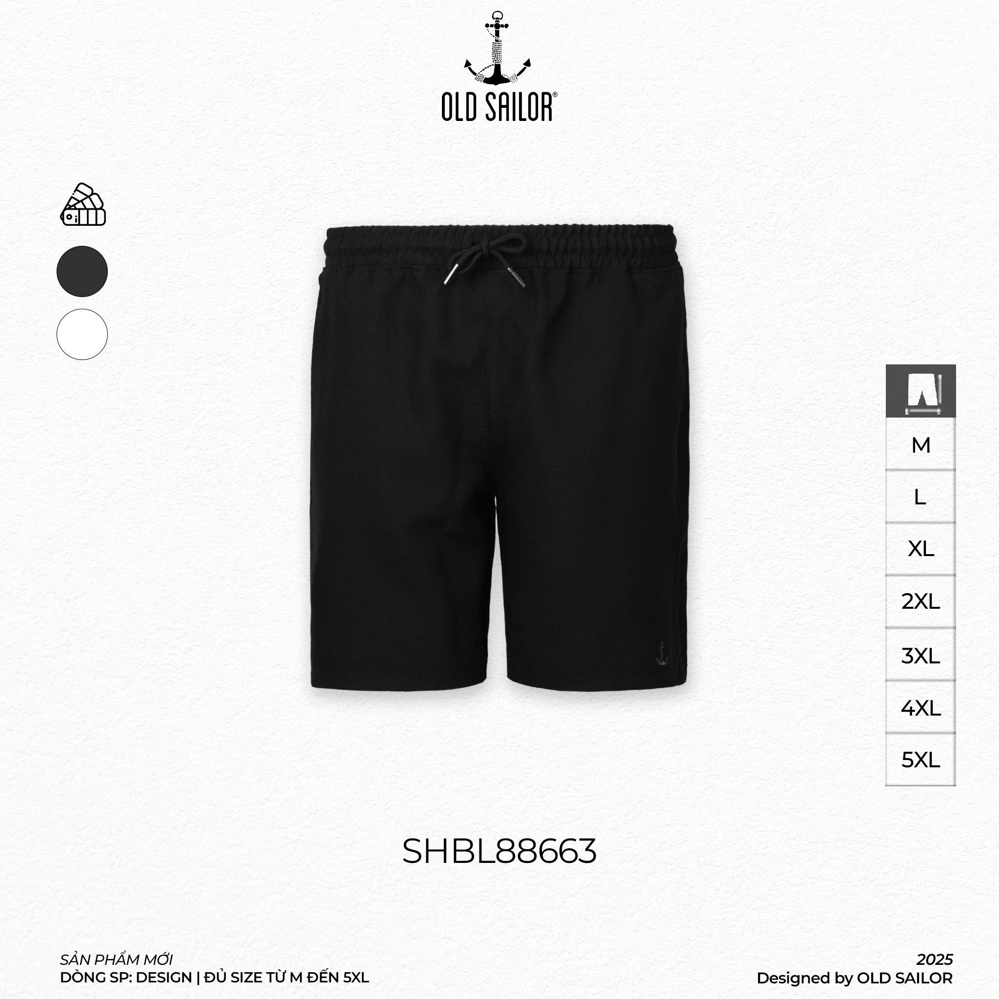  Quần Short Nam Massive Old Sailor - SHBL88663 - Bigsize Up To 5XL 
