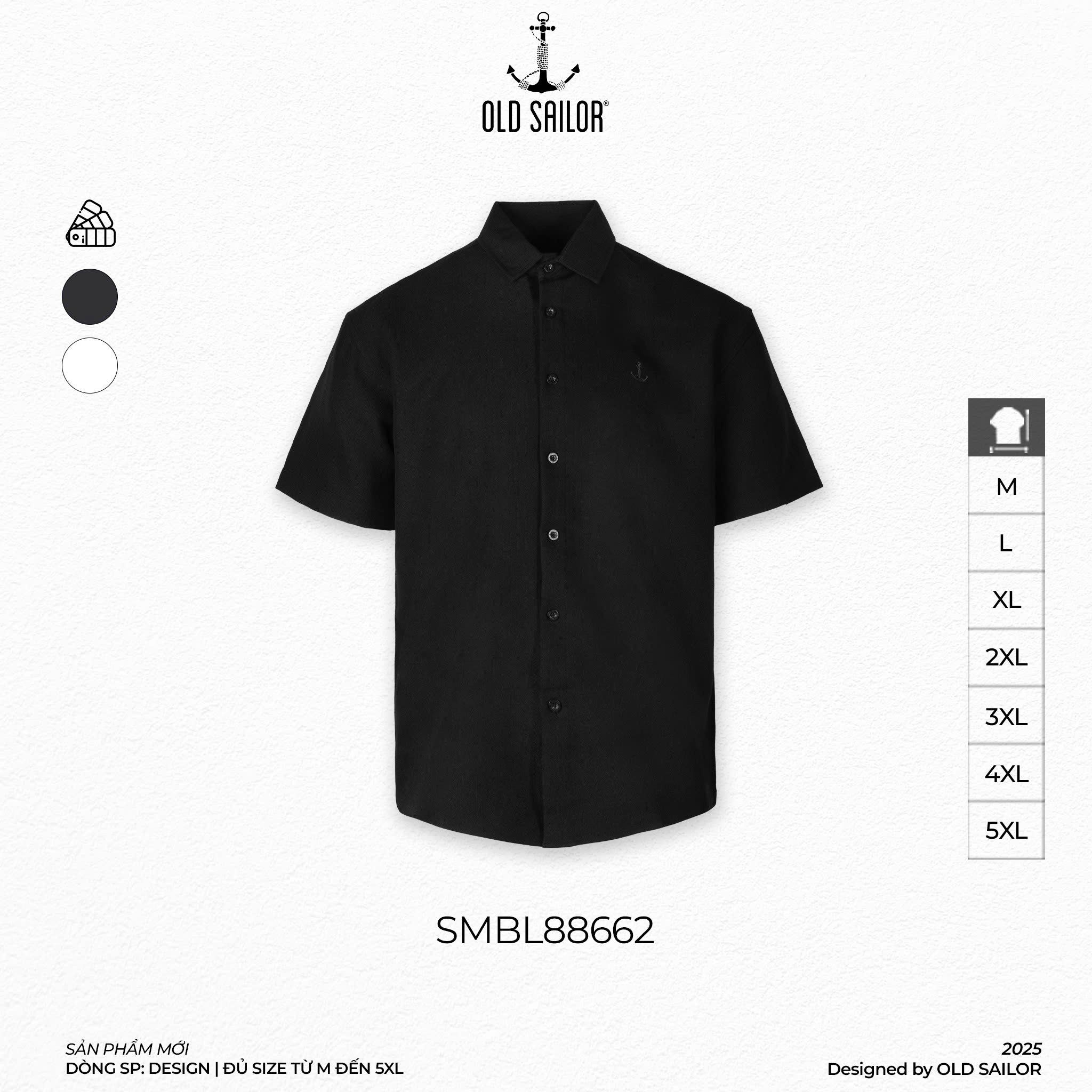  Áo Sơ Mi Nam Massive Old Sailor - SMBL88662 - Bigsize Up To 5XL 