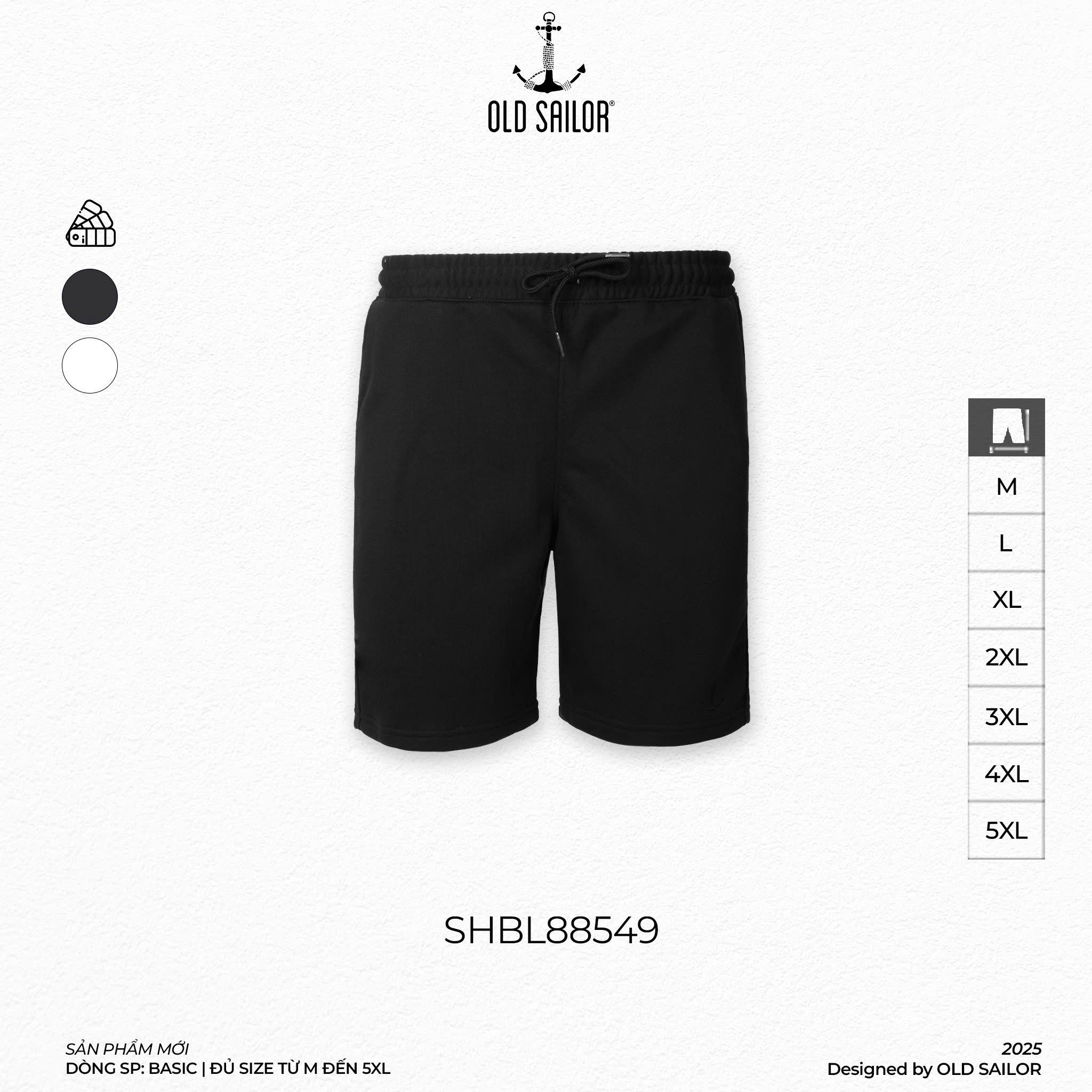  Quần short thun nam Old Sailor - SHBL 88549- Big Size upto 5XL 