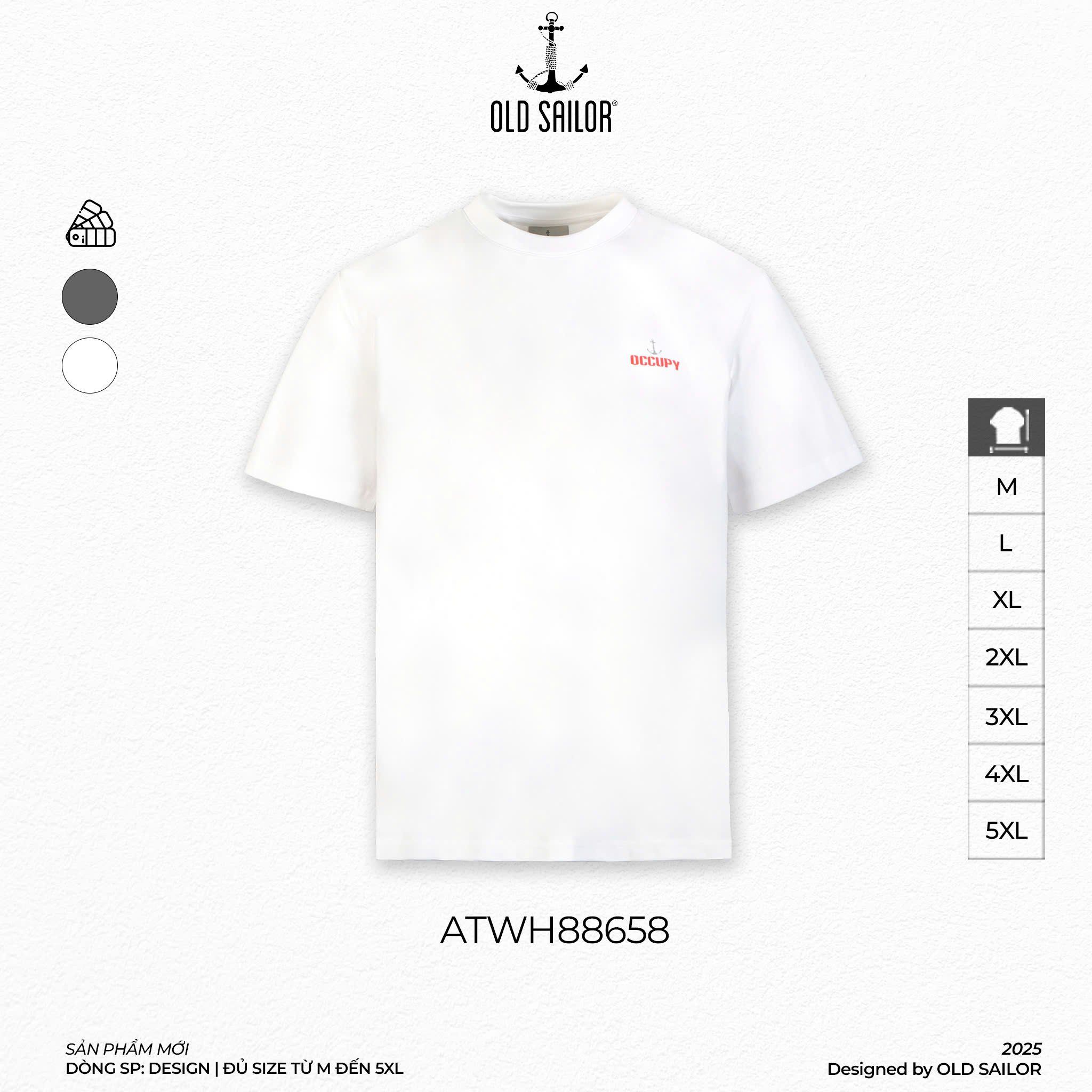  Áo Thun Nam Occupy Mars Old Sailor - ATWH88658 - Bigszie up to 5XL 