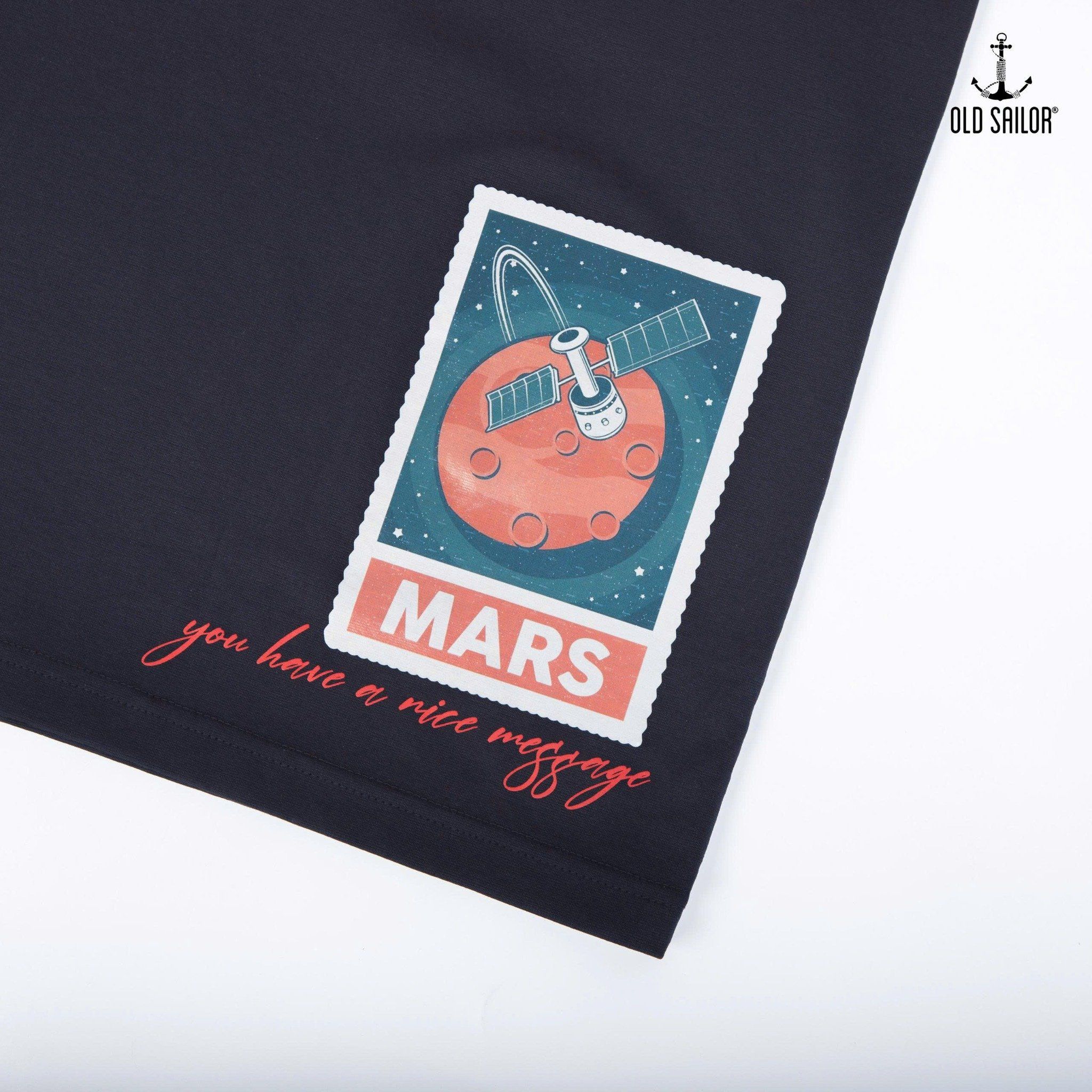  Áo Thun Nam Stamp Mars Old Sailor Tee  - ATNA 88657 - Big Size Up To 5XL 