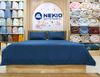 Bộ Chăn Ga Cotton USA Nekio Tím Than
