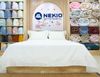 Bộ Chăn Ga Cotton USA Nekio Trắng