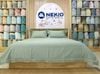 Bộ Chăn Ga Cotton USA Nekio Xanh Đá