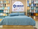  Bộ chăn ga Cotton Xanh Phương Đông 