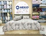  Bộ chăn ga Modal Họa Tiết Nâu 