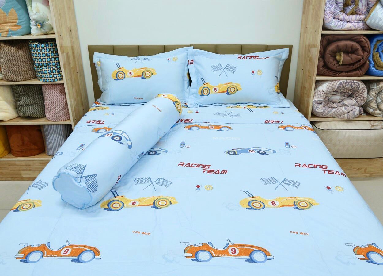  Bộ chăn ga Modal Đội Xe Đua 