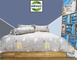  Bộ Chăn ga lụa Tencel Nấm Lùn 