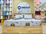  Bộ chăn ga lụa Tencel Voi con 