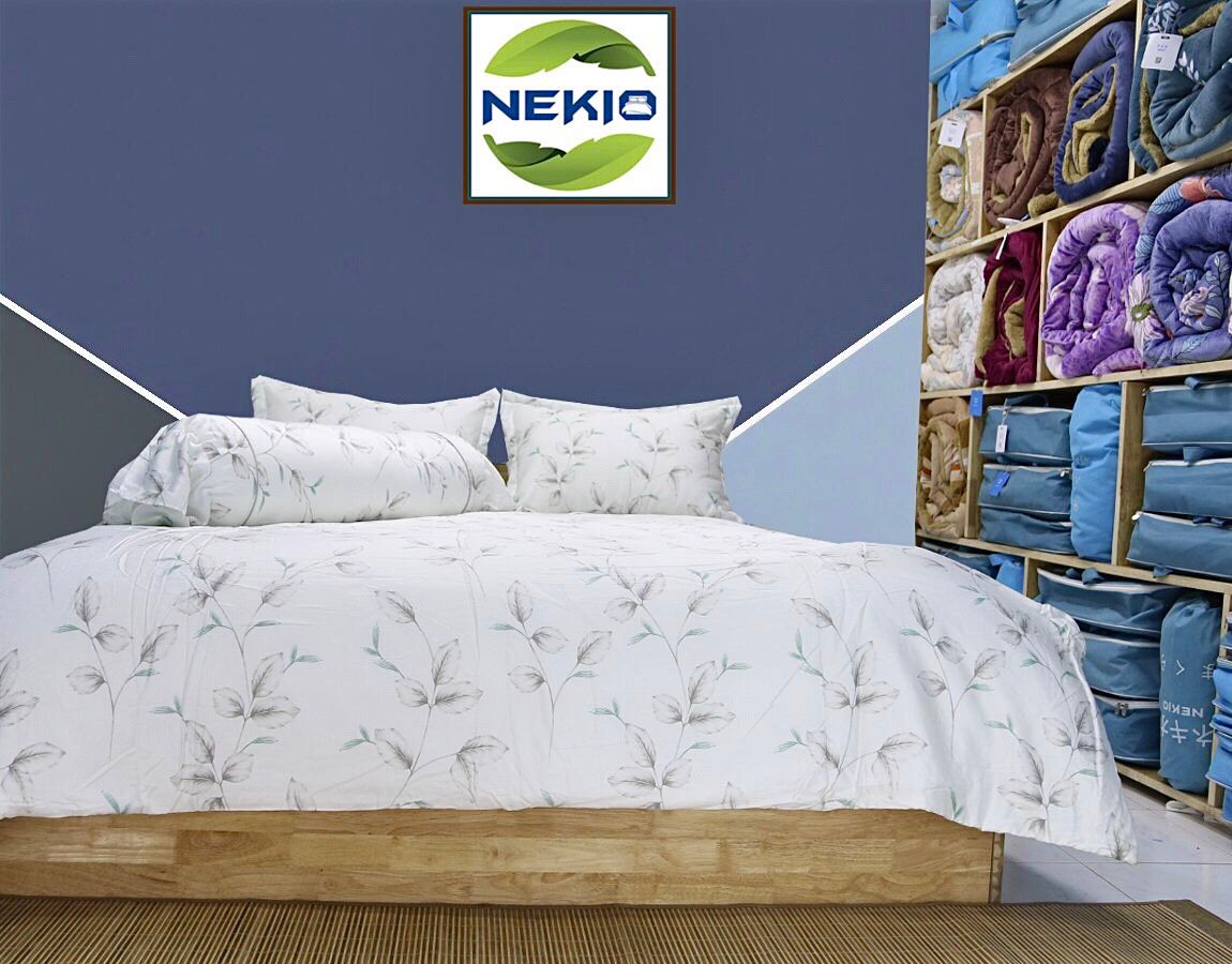  Bộ chăn ga lụa Protencel Cành Mộc 