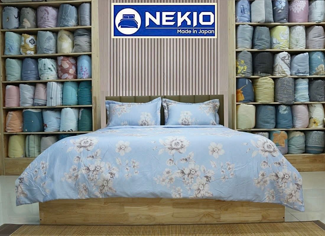  Bộ chăn ga ProTencel Hoa Xanh 