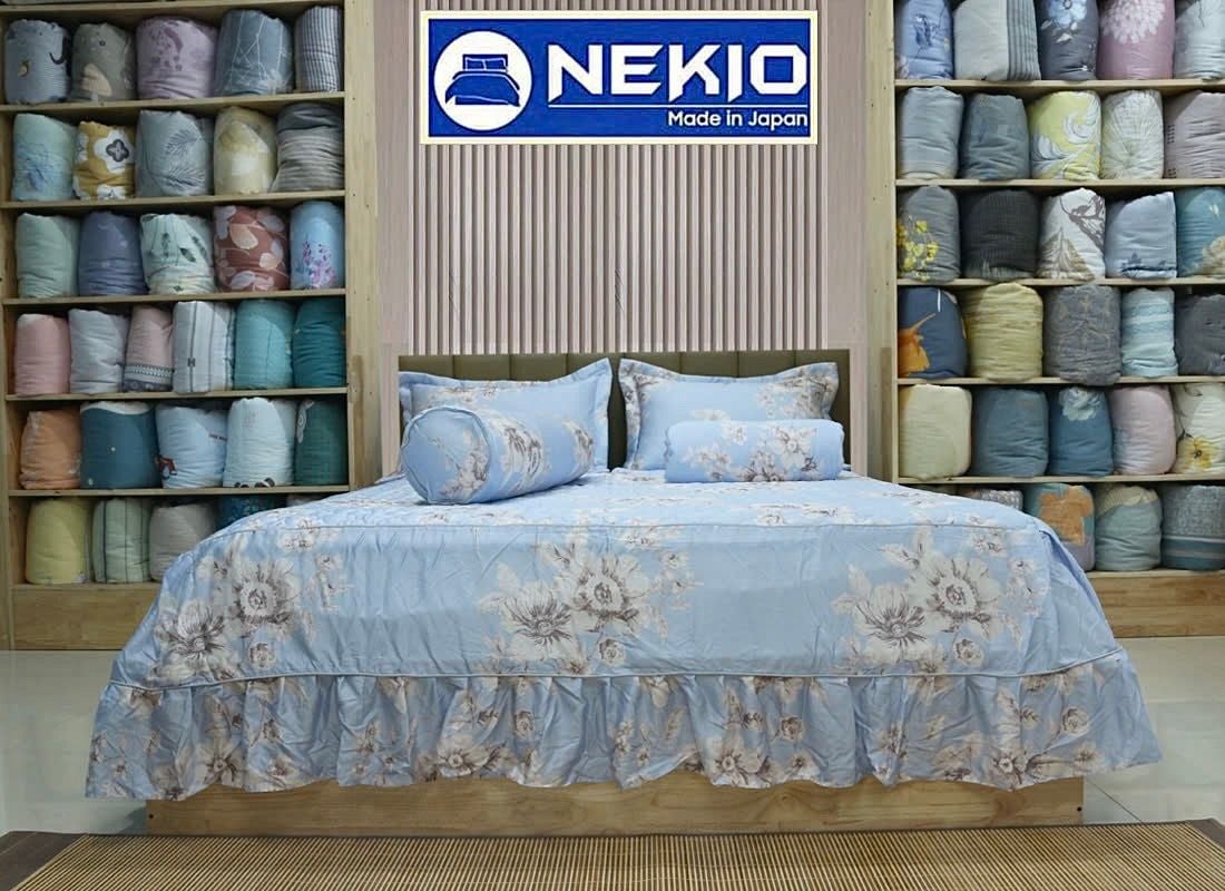  Bộ chăn ga ProTencel Hoa Xanh 