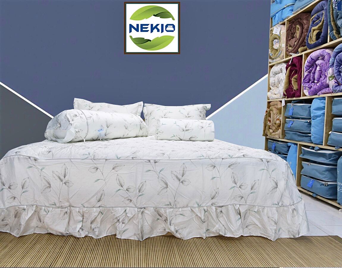  Bộ chăn ga lụa Protencel Cành Mộc 