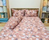  Bộ chăn ga Lụa Tencel Lá Đỏ 